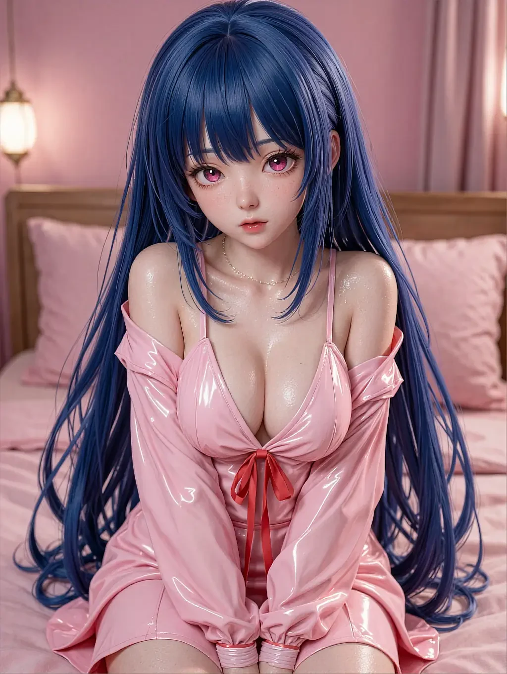 Illustrated anime character featured on the anime AI companion page, in a doorway